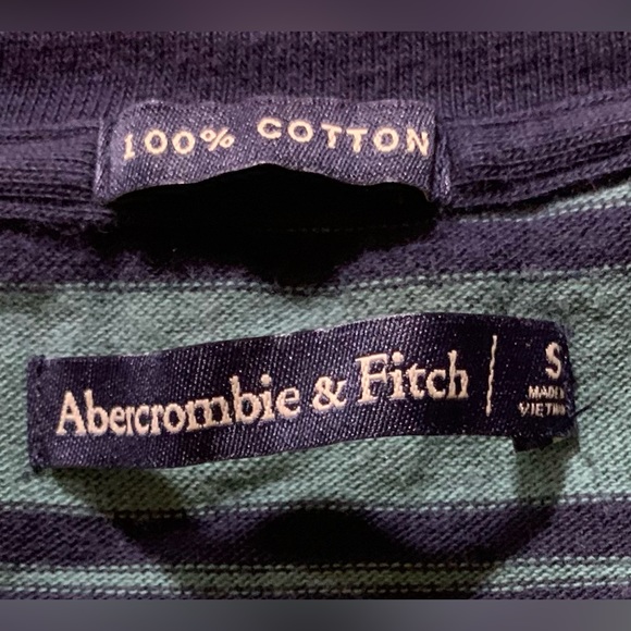 Abercrombie & Fitch sweatshirt Crop Sweatshirt Green sweatshirt Size US S - Picture 3 of 4